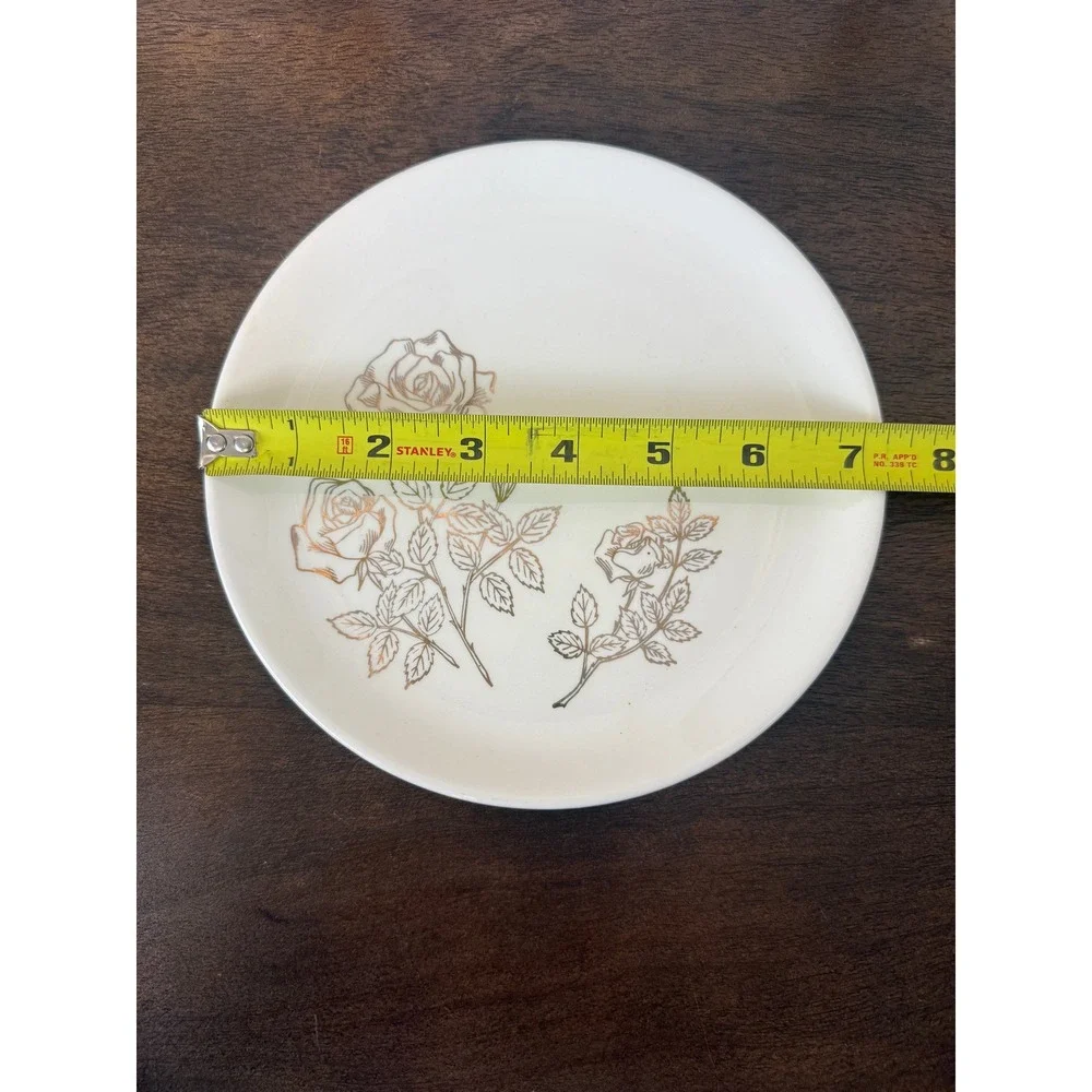 VTG SCIO Golden Rose 1970s MCM Classic‎ Rose 7 1/4